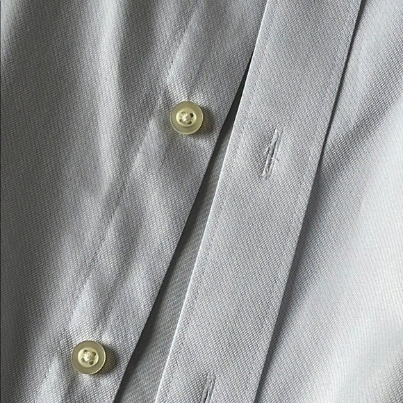 Charles Tyrwhitt Men's Light Gray Dress Shirt Regular 42 16 1/2 Used - Picture 4 of 5